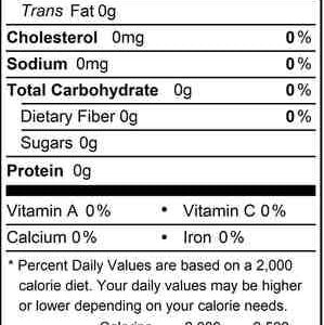 122811_2018_Cannabutter_2000mg_Nutrition_label