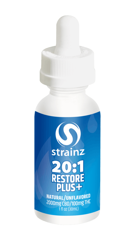 20:1 Restore Plus Natural/Unflavored Tincture – Weed Delivery Toronto